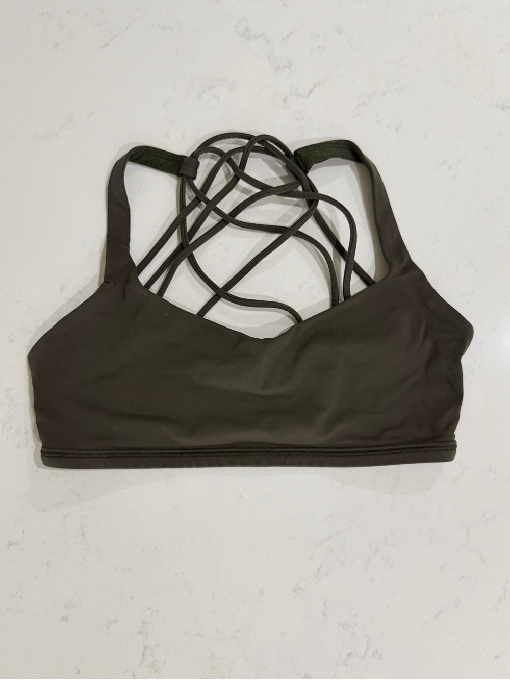 lululemon athletica Free to Be Olive Bra